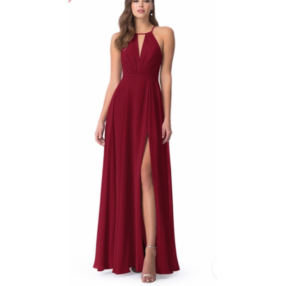 Burgundy maxi dress